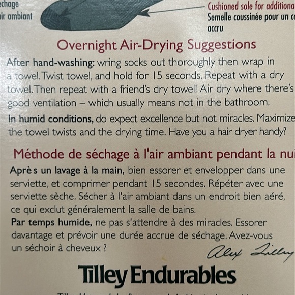 Tilley WALKING SOCKS - Grey - Picture 8 of 9